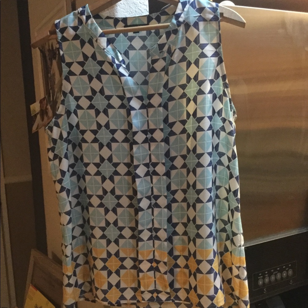 Papermoon Plymouth Split Neck Blouse